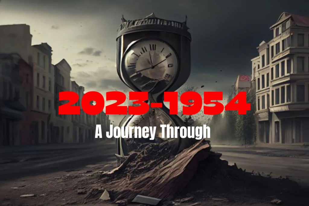 A Journey Through Time: The Evolution from 1954 to 2023